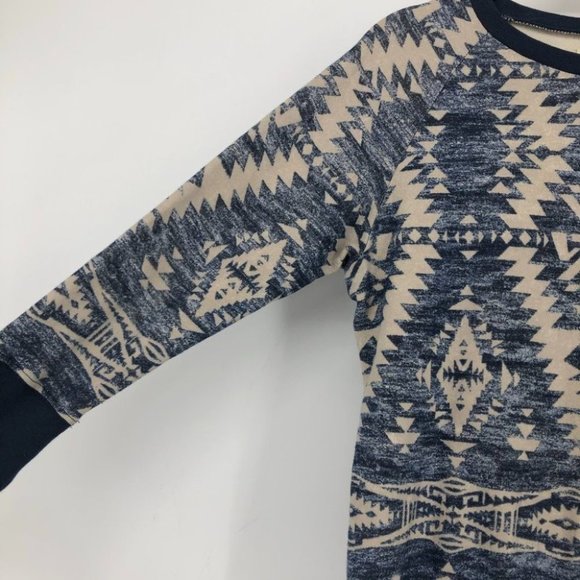 Denim&Supply Ralph Lauren blue Aztec print jumper - Picture 4 of 14